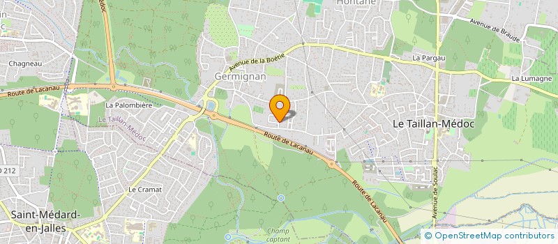 localisation de l'entreprise MONSIEUR JONATHAN HELFRITT  LE TAILLAN-MEDOC