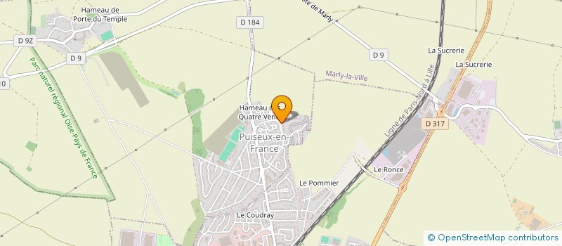 localisation de l'entreprise MONSIEUR JONATHAN HENRY  PUISEUX-EN-FRANCE