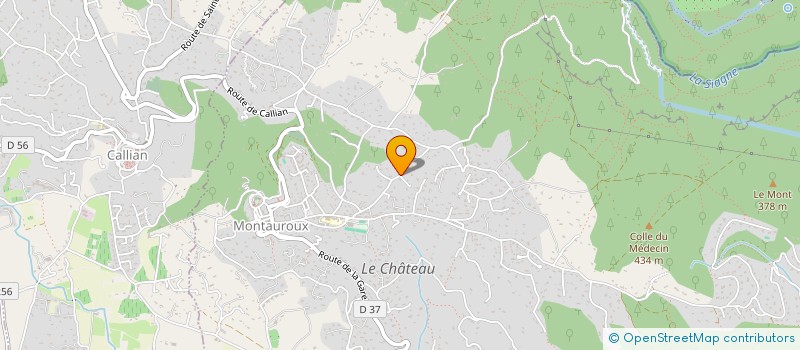 localisation de l'entreprise MONSIEUR JONATHAN HERBULOT  MONTAUROUX