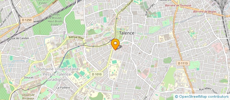 localisation de l'entreprise MONSIEUR JONATHAN HERMAN  TALENCE