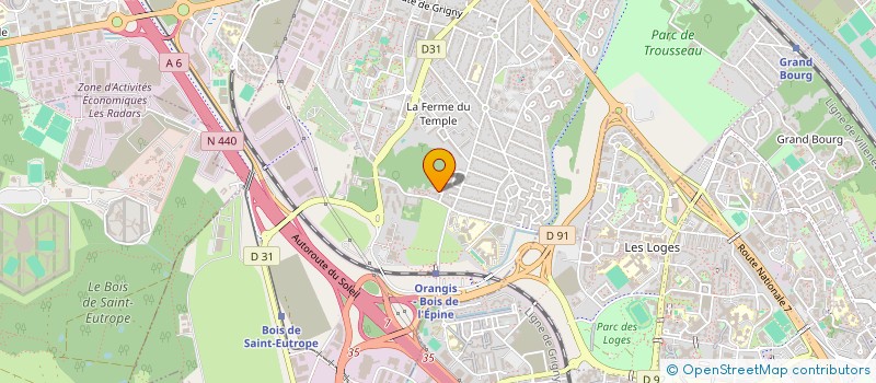 localisation de l'entreprise MONSIEUR JONATHAN HERRGOTT  RIS-ORANGIS