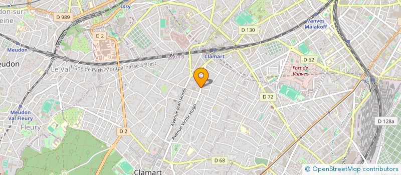 localisation de l'entreprise MONSIEUR JONATHAN HILAIRE à CLAMART