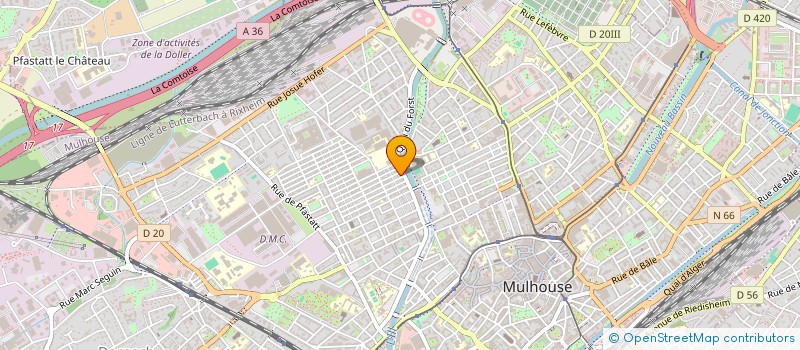 localisation de l'entreprise MONSIEUR JONATHAN HILS  MULHOUSE