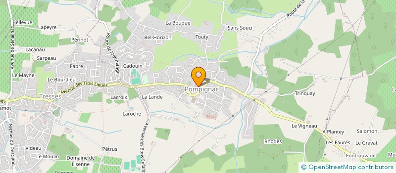 localisation de l'entreprise MONSIEUR JONATHAN HIRO  LATRESNE