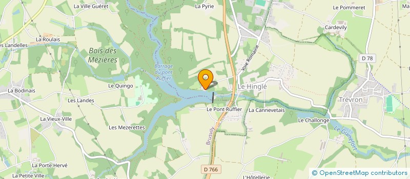 localisation de l'entreprise MONSIEUR JONATHAN HUGUES LE PECHON  LE HINGLE