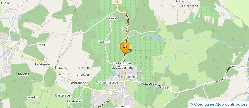 localisation de l'entreprise MONSIEUR JONATHAN HUMBERT  SALLEBUF