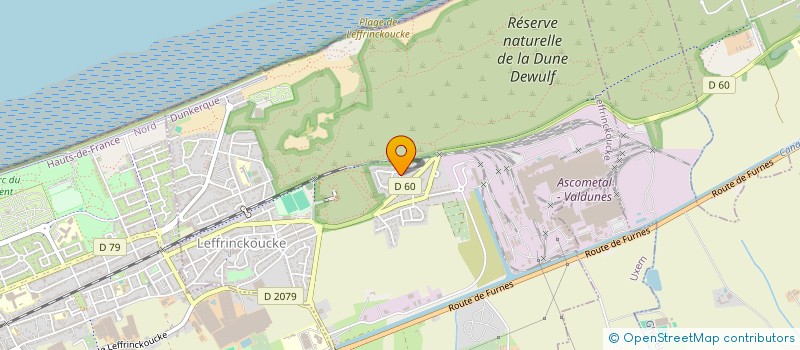 localisation de l'entreprise MONSIEUR JONATHAN HUYVAERT  LEFFRINCKOUCKE