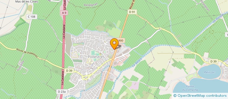 localisation de l'entreprise MONSIEUR JONATHAN IMBERT  POLLESTRES