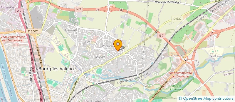 localisation de l'entreprise MONSIEUR JONATHAN JALOSKY à BOURG-LES-VALENCE