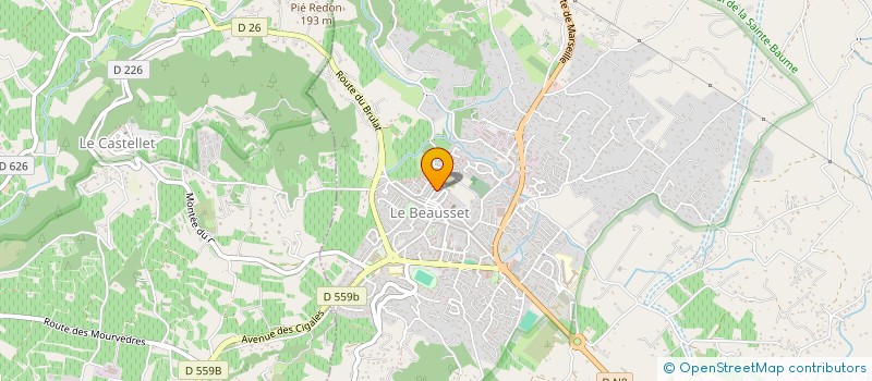 localisation de l'entreprise MONSIEUR JONATHAN JANSON  LE BEAUSSET