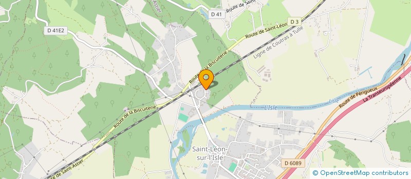 localisation de l'entreprise MONSIEUR JONATHAN JAUBERT  SAINT-LEON-SUR-L'ISLE