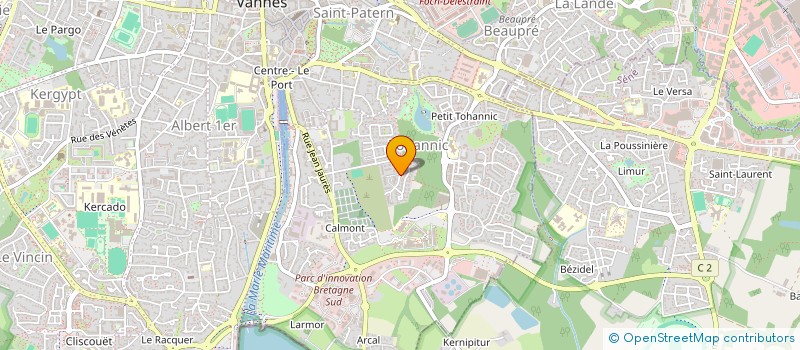localisation de l'entreprise MONSIEUR JONATHAN JEGO à VANNES