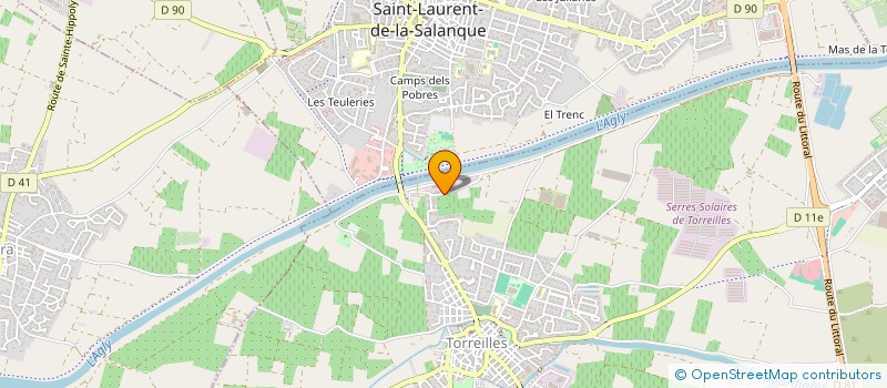 localisation de l'entreprise MONSIEUR JONATHAN JIMENEZ  TORREILLES