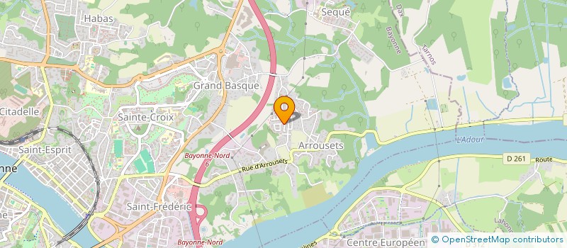 localisation de l'entreprise MONSIEUR JONATHAN JIMENEZ  BAYONNE