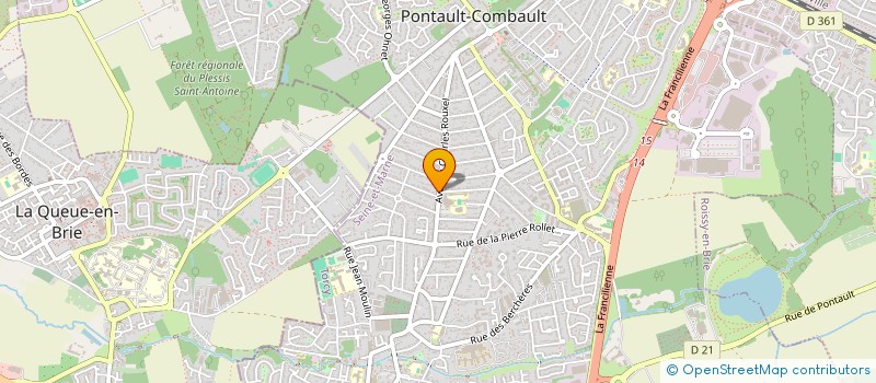 localisation de l'entreprise MONSIEUR JONATHAN JOLY à PONTAULT-COMBAULT