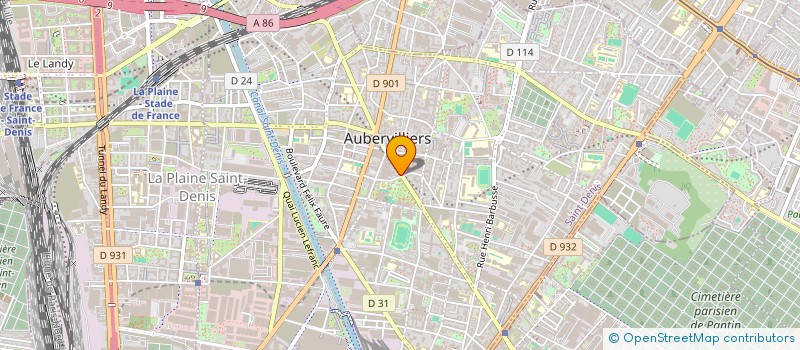 localisation de l'entreprise MONSIEUR JONATHAN JORDAN PASSOU  AUBERVILLIERS