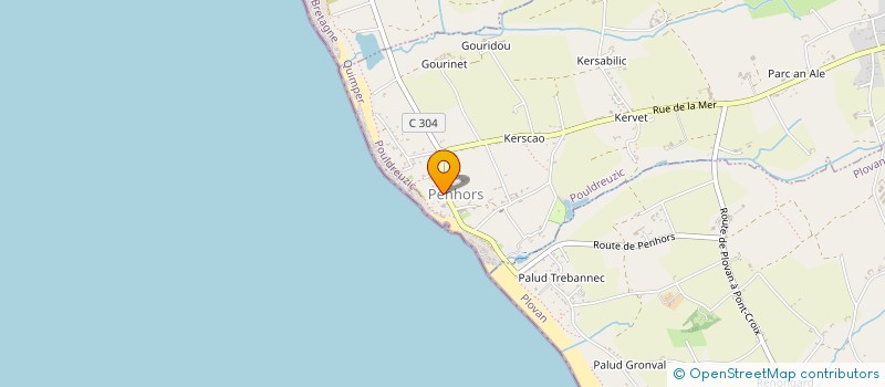 localisation de l'entreprise MONSIEUR JONATHAN JOSSE  POULDREUZIC