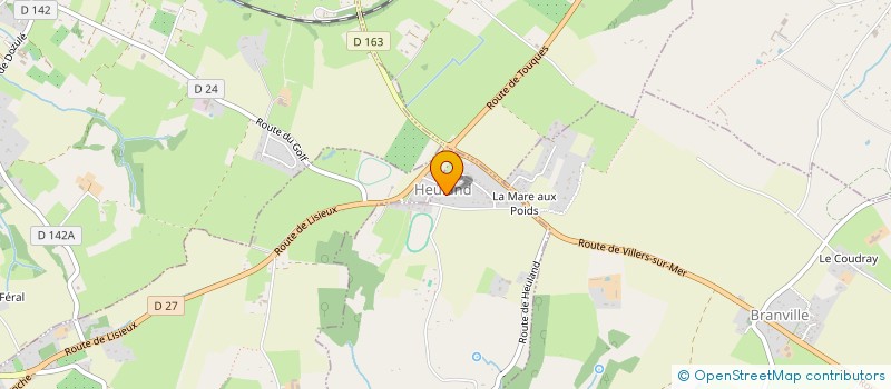 localisation de l'entreprise MONSIEUR JONATHAN JOSSIC  HEULAND