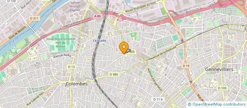 localisation de l'entreprise MONSIEUR JONATHAN JOUANNETAUD à COLOMBES