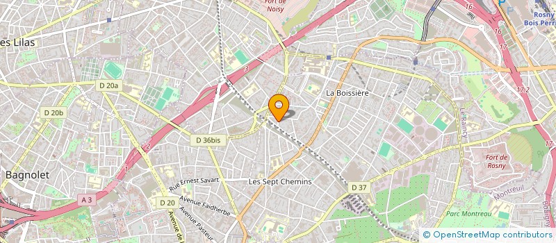 localisation de l'entreprise MONSIEUR JONATHAN JOVANOVIC  MONTREUIL