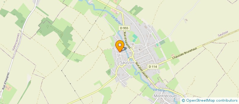 localisation de l'entreprise MONSIEUR JONATHAN JUDE  SAULZOIR