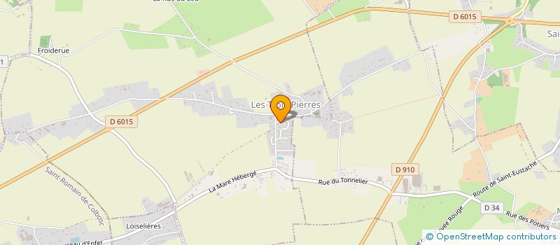 localisation de l'entreprise MONSIEUR JONATHAN JULIEN  LES TROIS-PIERRES