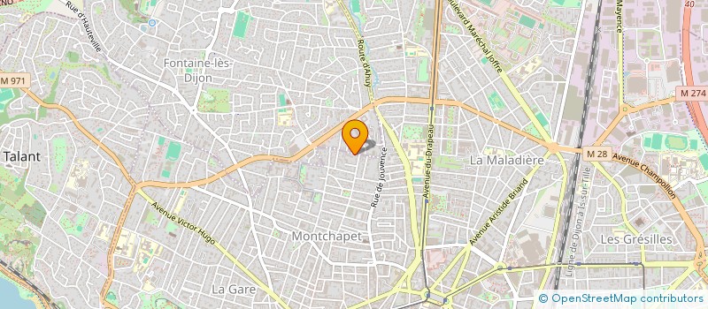 localisation de l'entreprise MONSIEUR JONATHAN JUNG  DIJON