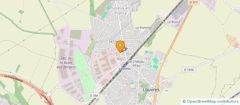 localisation de l'entreprise MONSIEUR JONATHAN KABASELE  LOUVRES