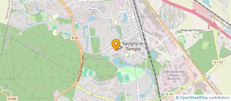 localisation de l'entreprise MONSIEUR JONATHAN KANY  SAVIGNY-LE-TEMPLE