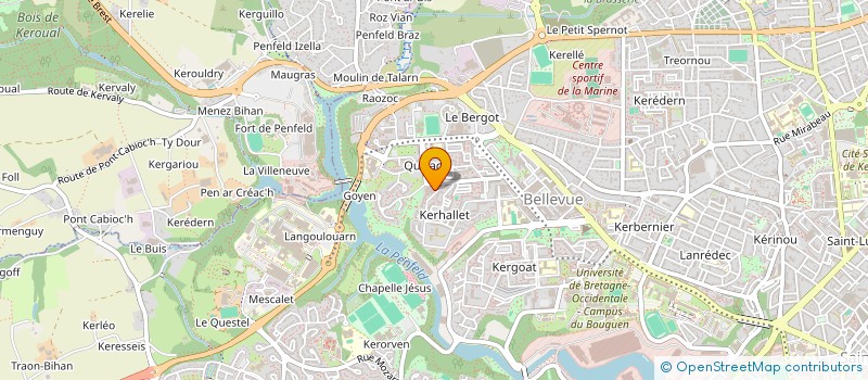 localisation de l'entreprise MONSIEUR JONATHAN KAZE à BREST