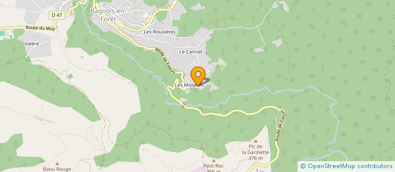 localisation de l'entreprise MONSIEUR JONATHAN KELLER  BAGNOLS-EN-FORET