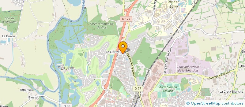 localisation de l'entreprise MONSIEUR JONATHAN KERVALET  LASSY