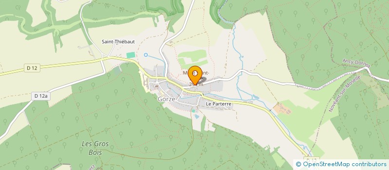 localisation de l'entreprise MONSIEUR JONATHAN KINCK  GORZE