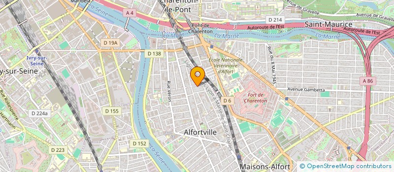 localisation de l'entreprise MONSIEUR JONATHAN KLUGER à ALFORTVILLE