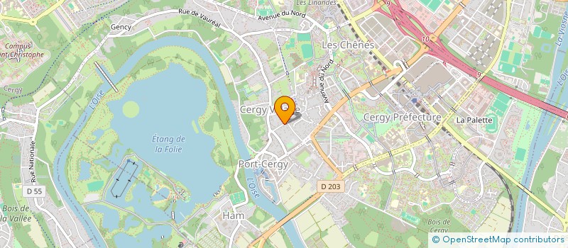 localisation de l'entreprise MONSIEUR JONATHAN KNYCHALA  CERGY