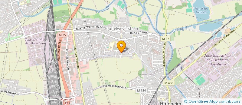 localisation de l'entreprise MONSIEUR JONATHAN KOEHREN  SOUFFELWEYERSHEIM