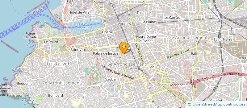 localisation de l'entreprise MONSIEUR JONATHAN KSSTENTINI  MARSEILLE