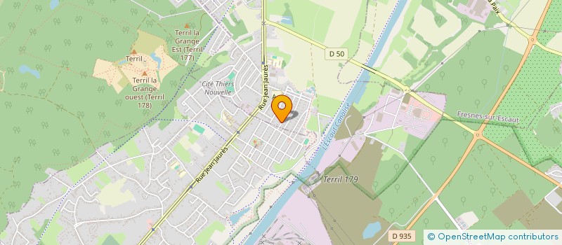 localisation de l'entreprise MONSIEUR JONATHAN KUCHARZAK  ESCAUTPONT