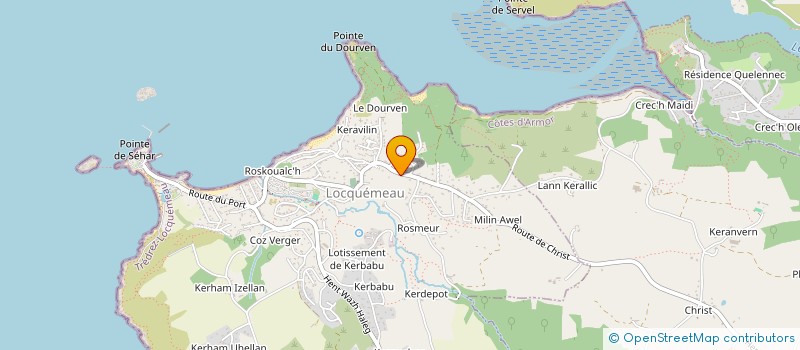 localisation de l'entreprise MONSIEUR JONATHAN L'HEREEC  TREDREZ-LOCQUEMEAU