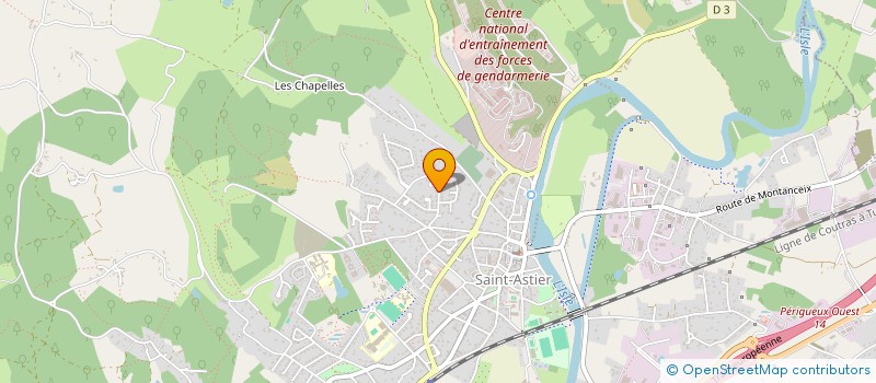 localisation de l'entreprise MONSIEUR JONATHAN LABROUILLERE  SAINT-ASTIER