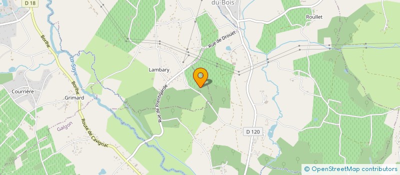 localisation de l'entreprise MONSIEUR JONATHAN LADAN  SAINT-CIERS-D'ABZAC