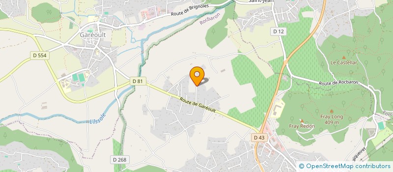 localisation de l'entreprise MONSIEUR JONATHAN LAFITTE  ROCBARON