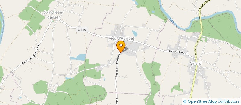 localisation de l'entreprise MONSIEUR JONATHAN LAGARDERE  VICQ-D'AURIBAT