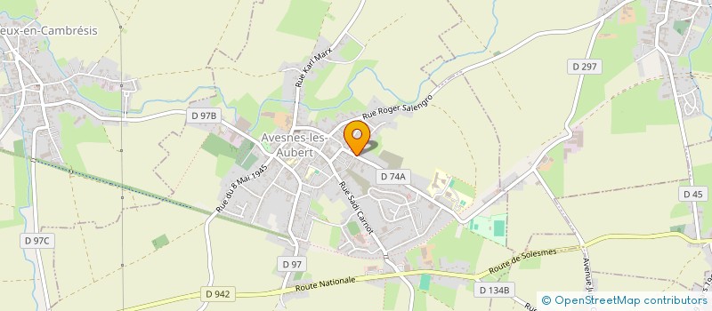 localisation de l'entreprise MONSIEUR JONATHAN LAIGLE  AVESNES-LES-AUBERT