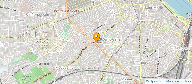 localisation de l'entreprise MONSIEUR JONATHAN LAIR  BORDEAUX