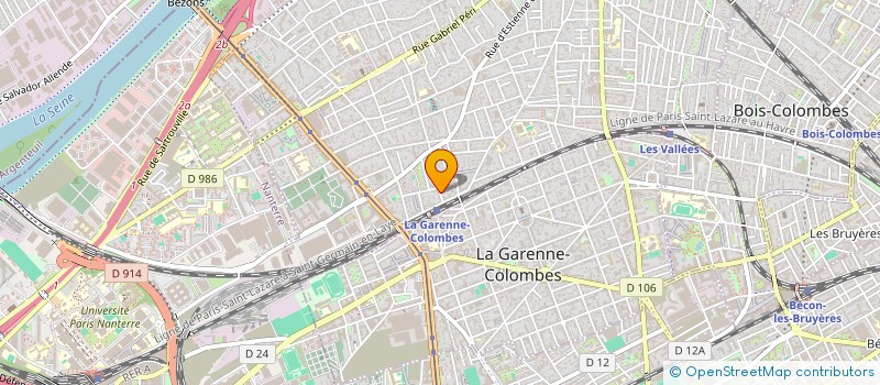 localisation de l'entreprise MONSIEUR JONATHAN LALINEC à COLOMBES