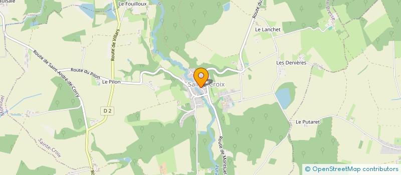 localisation de l'entreprise MONSIEUR JONATHAN LAMBERT  SAINTE-CROIX