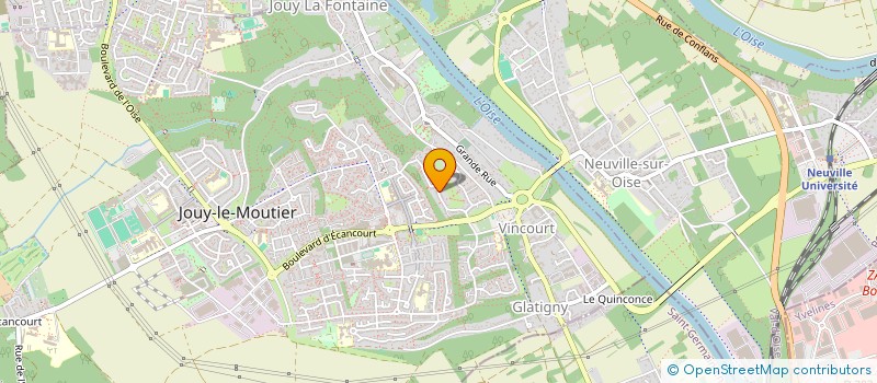 localisation de l'entreprise MONSIEUR JONATHAN LAMINE  JOUY-LE-MOUTIER