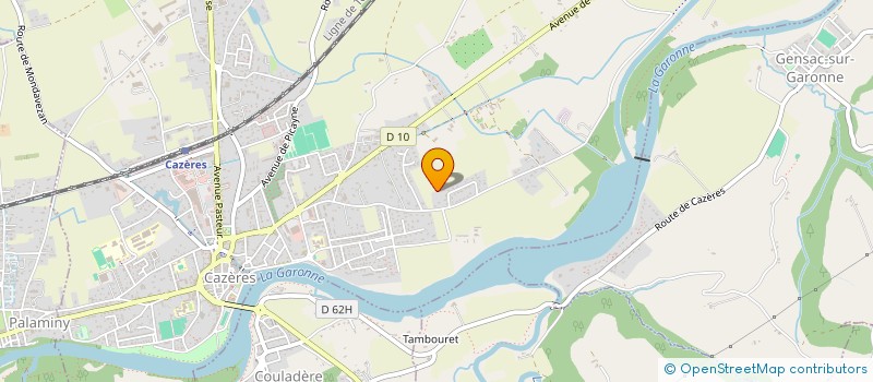 localisation de l'entreprise MONSIEUR JONATHAN LAMONGE  CAZERES