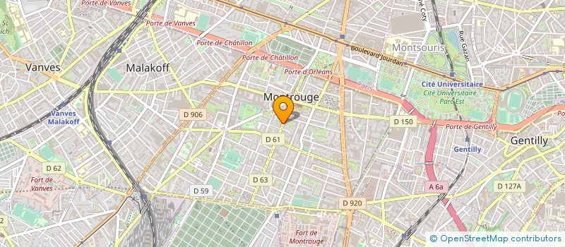 localisation de l'entreprise MONSIEUR JONATHAN LAMPREA  MONTROUGE